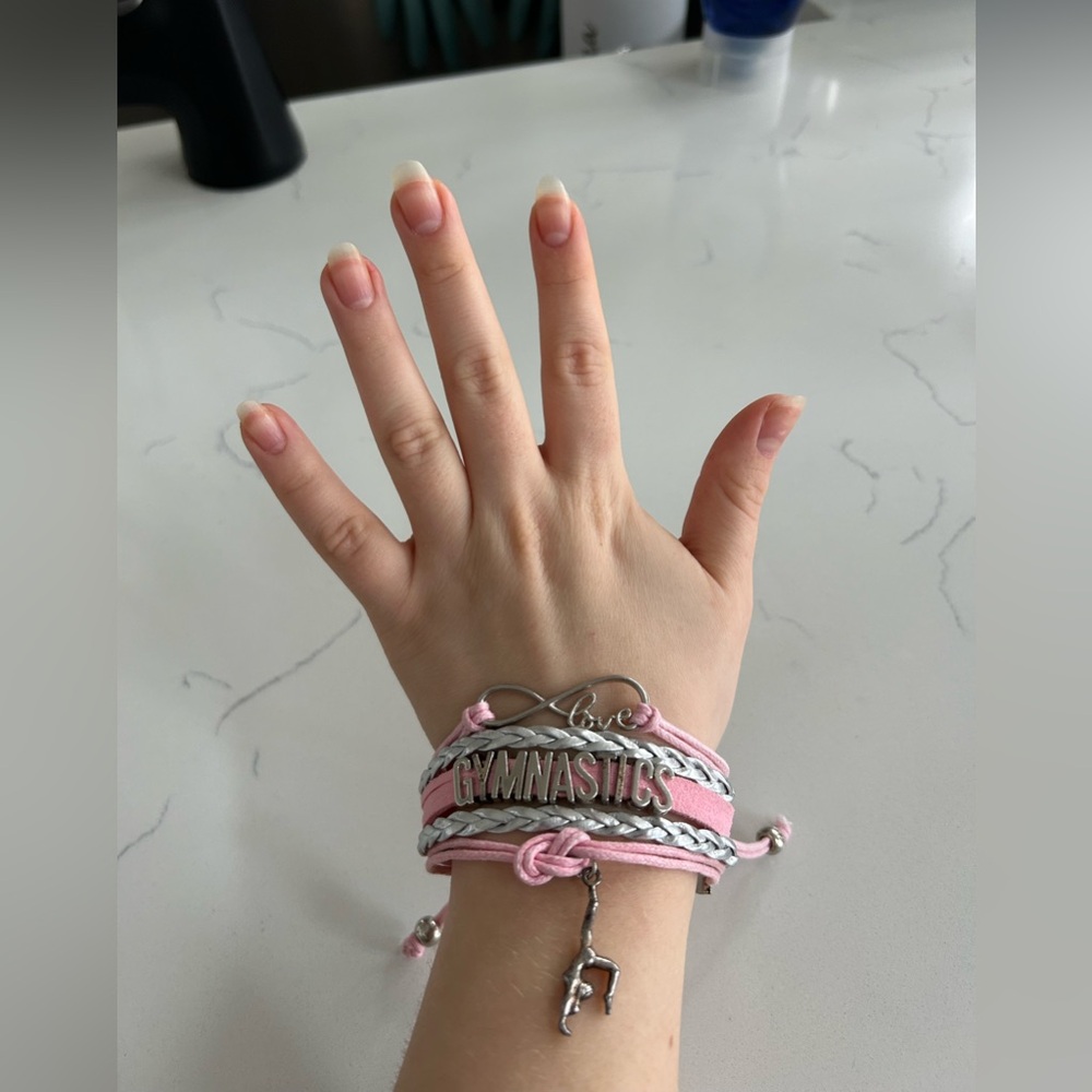 cute gymnastics bracelet with gift box